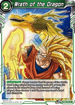 Wrath of the Dragon DB3-075 Common