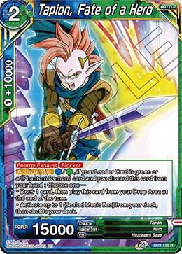 Tapion, Fate of a Hero DB3-125 Rare