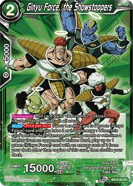 Ginyu Force, the Showstoppers EX14-03 Expansion Rare