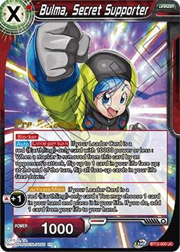 Bulma, Secret Supporter BT12-003 Uncommon