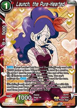 Launch, the Pure-Hearted BT12-013 Super Rare