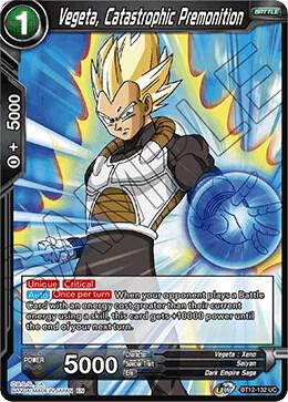 Vegeta, Catastrophic Premonition BT12-132 Uncommon