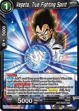 Vegeta, True Fighting Spirit BT12-133 Common
