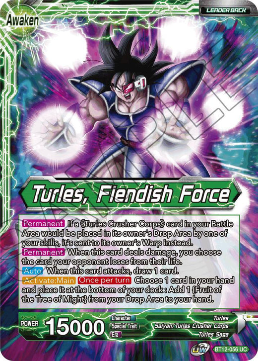 Turles // Turles, Fiendish Force BT12-056 Uncommon