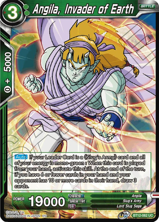 Angila, Invader of Earth BT12-062 Uncommon