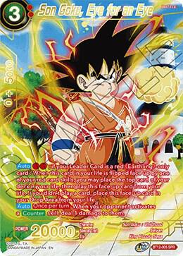 Son Goku, Eye for an Eye (SPR) BT12-005 Special Rare