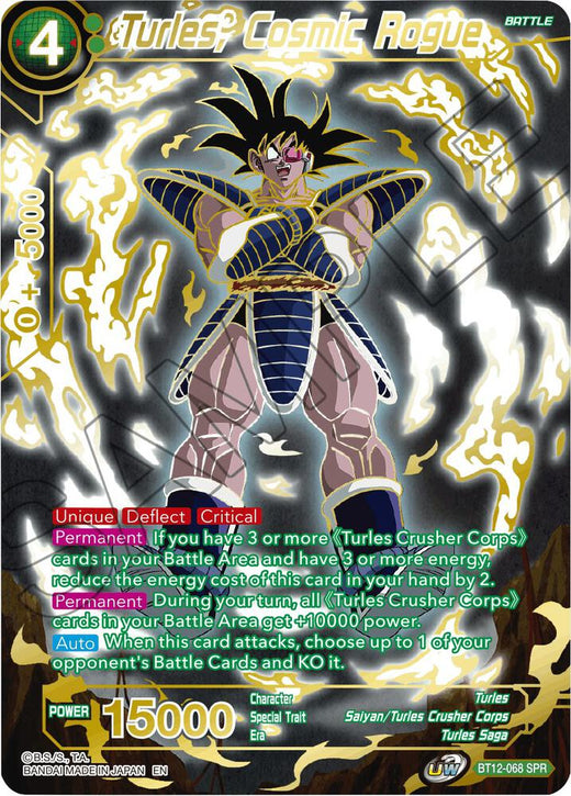 Turles, Cosmic Rogue (SPR) BT12-068 Special Rare