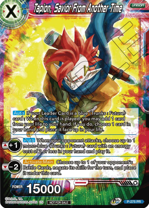 Tapion, Savior From Another Time (Unison Warrior Series Tournament Pack Vol.3) P-275 Promo
