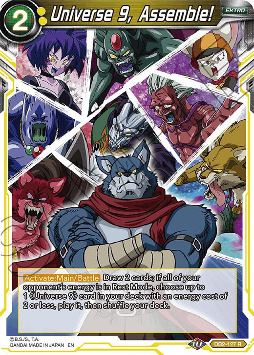 Universe 9, Assemble! (Reprint) DB2-127 Rare