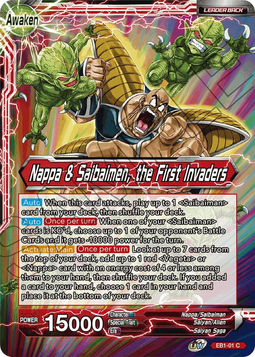 Nappa // Nappa & Saibaimen, the First Invaders EB1-01 Common