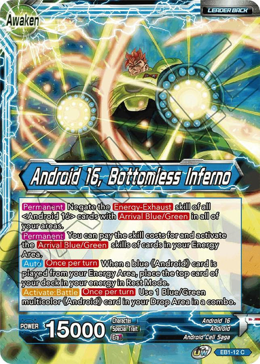 Android 16 // Android 16, Bottomless Inferno EB1-12 Common