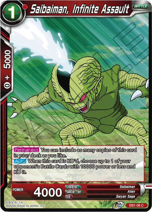 Saibaiman, Infinite Assault EB1-06 Common