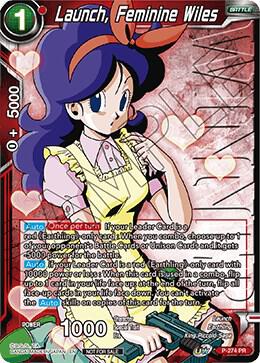 Launch, Feminine Wiles (Unison Warrior Series Tournament Pack Vol.3) (Winner Stamped) P-274 Promo