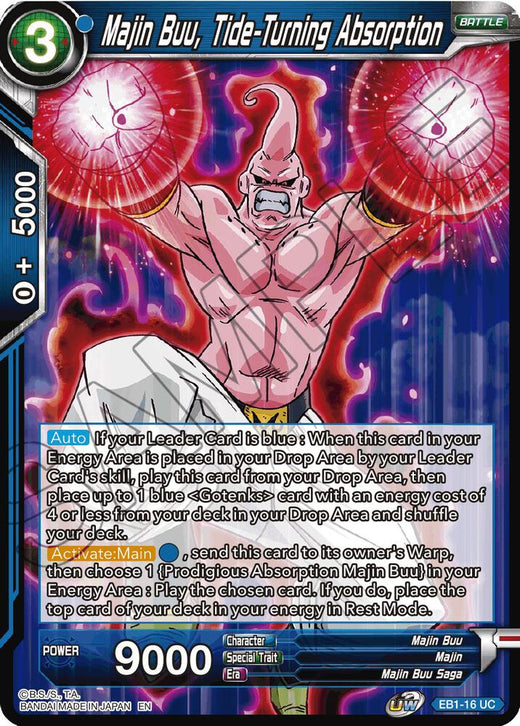 Majin Buu, Tide-Turning Absorption EB1-16 Uncommon