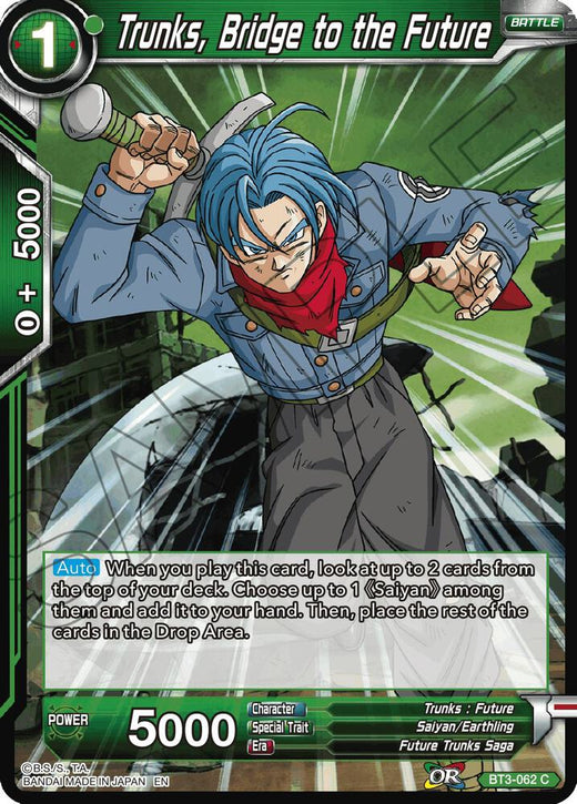 Trunks, Bridge to the Future (Reprint) BT3-062 Common