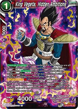 King Vegeta, Hidden Ambitions BT13-020 Super Rare