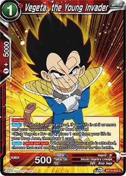 Vegeta, the Young Invader BT13-023 Common