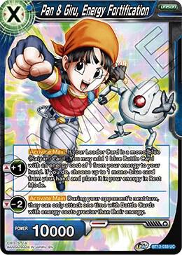 Pan & Giru, Energy Fortification BT13-033 Uncommon