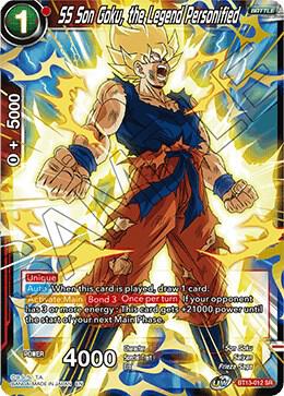 SS Son Goku, the Legend Personified BT13-012 Super Rare