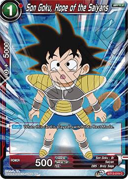 Son Goku, Hope of the Saiyans BT13-019 Common
