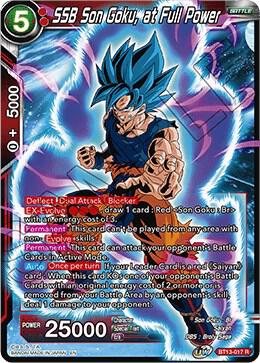 SSB Son Goku, at Full Power BT13-017 Rare