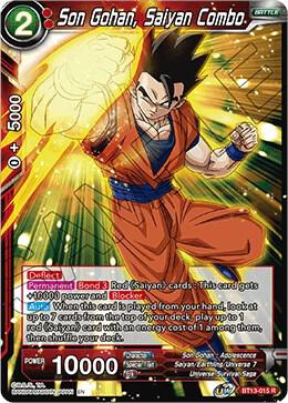 Son Gohan, Saiyan Combo BT13-015 Rare