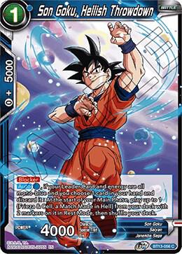 Son Goku, Hellish Throwdown BT13-056 Common