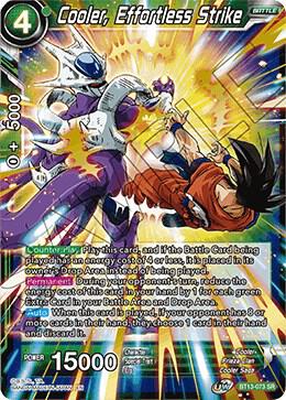 Cooler, Effortless Strike BT13-073 Super Rare