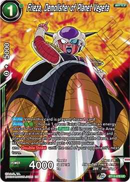 Frieza, Demolisher of Planet Vegeta BT13-078 Uncommon