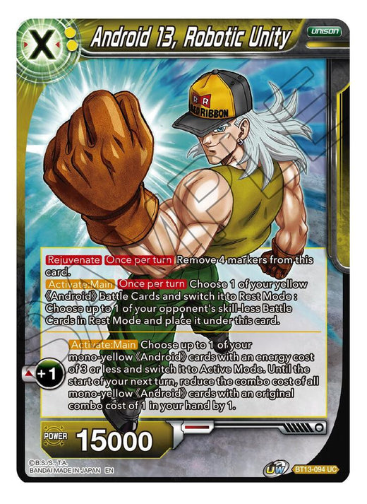 Android 13, Robotic Unity BT13-094 Uncommon