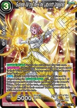 Supreme Kai of Time, Time Labyrinth Unleashed BT13-135 Super Rare