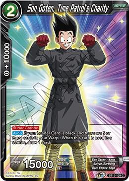 Son Goten, Time Patrol's Charity BT13-129 Common