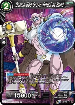 Demon God Gravy, Ritual at Hand BT13-141 Common