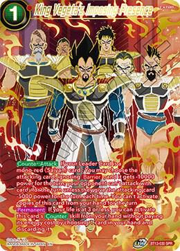 King Vegeta's Imposing Presence (SPR) BT13-030 Special Rare