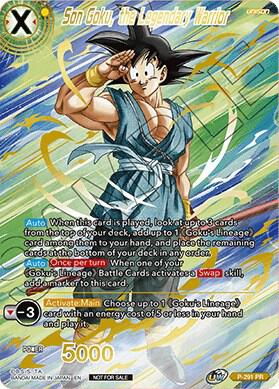 Son Goku, the Legendary Warrior (Gold Stamped) P-291 Promo