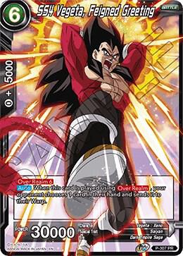 SS4 Vegeta, Feigned Greeting P-307 Promo