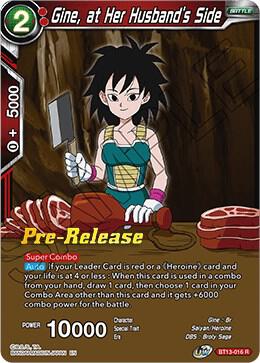Gine, at Her Husband's Side BT13-016 Rare