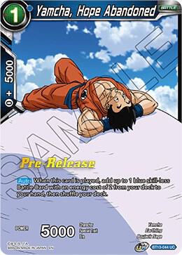 Yamcha, Hope Abandoned BT13-044 Uncommon