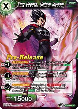 King Vegeta, Umbral Invader BT13-064 Uncommon