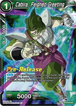 Cabira, Feigned Greeting BT13-070 Uncommon