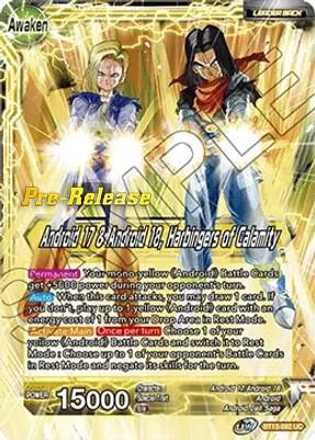Android 17 & Android 18 // Android 17 & Android 18, Harbingers of Calamity BT13-092 Uncommon