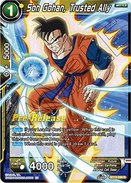 Son Gohan, Trusted Ally BT13-098 Rare