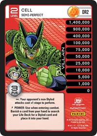 Cell - Semi-Perfect (Rainbow Parallel Foil) | Panini: Perfection | Dragon Rare | #DR2