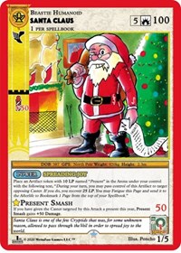 Santa Claus (Holiday Promo 2020) (First Edition) | Holiday Promos | Gold | Holo | #1/5