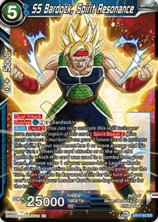 SS Bardock, Spirit Resonance EX17-03 Expansion Rare