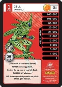 Cell - Imperfect (Rainbow Parallel Foil) | Panini: Perfection | Dragon Rare | #DR1