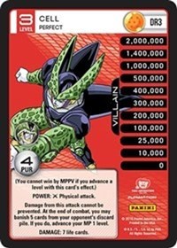 Cell - Perfect (Rainbow Parallel Foil) | Panini: Perfection | Dragon Rare | #DR3