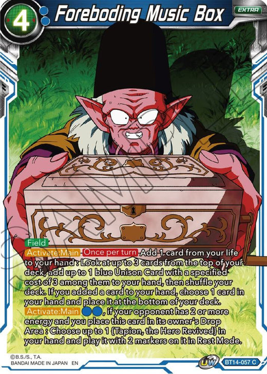 Foreboding Music Box BT14-057 Common