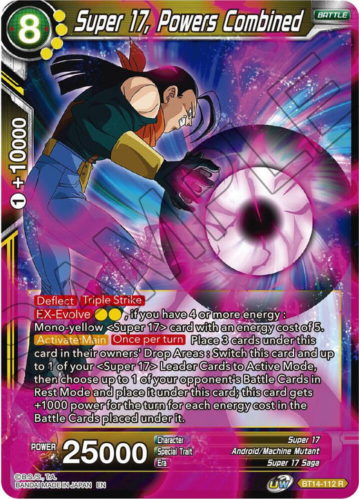 Super 17, Powers Combined BT14-112 Rare