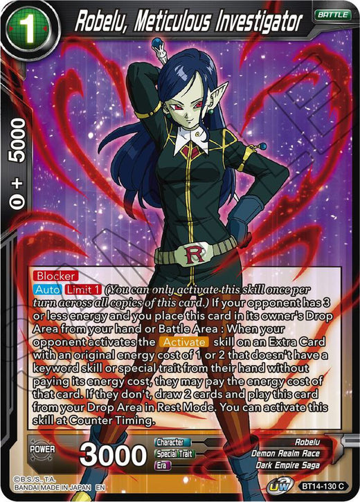 Robelu, Meticulous Investigator BT14-130 Common